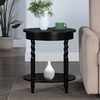 image:imageConvenience Concepts Classic Accents Brandi Oval End Table with Drawer 205  Classic Living Room Side Table with Storage Shelf Bedroom Nightstand BlackBlack