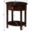 image:imageConvenience Concepts Classic Accents Cypress End Table EspressoEspresso