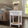image:imageConvenience Concepts Classic Accents Cypress End Table EspressoWhite