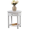 image:imageConvenience Concepts Classic Accents Cypress End Table EspressoWhite