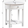 image:imageConvenience Concepts Classic Accents Cypress End Table EspressoWhite