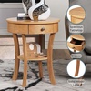 image:imageConvenience Concepts Classic Accents Schaffer End Table Dark Gray WirebrushNatural