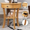 image:imageConvenience Concepts Classic Accents Schaffer End Table Dark Gray WirebrushNatural