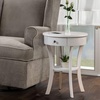 image:imageConvenience Concepts Classic Accents Schaffer End Table Dark Gray WirebrushWhite