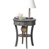 image:imageConvenience Concepts Classic Accents Schaffer End Table Dark Gray WirebrushWirebrush Dark Gray
