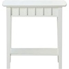 image:imageConvenience Concepts Dennis End Table with Shelf 24  Modern Living Room Side Table with Shelf Transitional Nightstand Wirebrush Dark GrayWhite