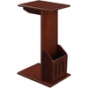 image:imageConvenience Concepts Designs2Go Abby C End Table 15  Traditional C Couch Table Classic Living Room Side Table with Magazine Holder Family Room Sliding End Table BlackMahogany