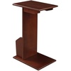 image:imageConvenience Concepts Designs2Go Abby C End Table 15  Traditional C Couch Table Classic Living Room Side Table with Magazine Holder Family Room Sliding End Table BlackMahogany