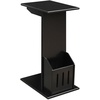 image:imageConvenience Concepts Designs2Go Abby C End Table 15  Traditional C Couch Table Classic Living Room Side Table with Magazine Holder Family Room Sliding End Table BlackBlack
