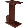 image:imageConvenience Concepts Designs2Go Abby C End Table 15  Traditional C Couch Table Classic Living Room Side Table with Magazine Holder Family Room Sliding End Table BlackMahogany