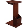 image:imageConvenience Concepts Designs2Go Abby C End Table 15  Traditional C Couch Table Classic Living Room Side Table with Magazine Holder Family Room Sliding End Table BlackMahogany