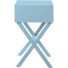 image:imageConvenience Concepts Designs2Go Landon End Table 19  Modern Side Accent with Storage Drawer for Transitional Contemporary Living amp Family Room Sea Foam BlueSea Foam Blue