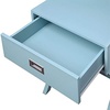 image:imageConvenience Concepts Designs2Go Landon End Table 19  Modern Side Accent with Storage Drawer for Transitional Contemporary Living amp Family Room Sea Foam BlueSea Foam Blue