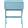image:imageConvenience Concepts Designs2Go Landon End Table 19  Modern Side Accent with Storage Drawer for Transitional Contemporary Living amp Family Room Sea Foam BlueSea Foam Blue