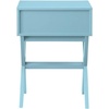 image:imageConvenience Concepts Designs2Go Landon End Table 19  Modern Side Accent with Storage Drawer for Transitional Contemporary Living amp Family Room Sea Foam BlueSea Foam Blue