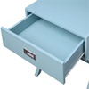 image:imageConvenience Concepts Designs2Go Landon End Table 19  Modern Side Accent with Storage Drawer for Transitional Contemporary Living amp Family Room Sea Foam BlueSea Foam Blue