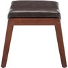 image:imageConvenience Concepts Designs4Comfort Natalie Accent Ottoman Stool Espresso Faux LeatherEspresso