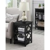 image:imageConvenience Concepts Diamond End Table GrayBlack