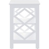 image:imageConvenience Concepts Diamond End Table GrayWhite