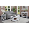 image:imageConvenience Concepts Diamond End Table GrayWhite