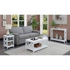 image:imageConvenience Concepts Diamond End Table GrayWhite