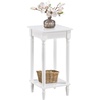 image:imageConvenience Concepts French Country Kim End Table 14  Traditional Farmhouse Side Table for Family Room Transitional End Table for Living Room EspressoWhite