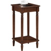 image:imageConvenience Concepts French Country Kim End Table 14  Traditional Farmhouse Side Table for Family Room Transitional End Table for Living Room EspressoEspresso