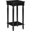 image:imageConvenience Concepts French Country Kim End Table 14  Traditional Farmhouse Side Table for Family Room Transitional End Table for Living Room EspressoBlack