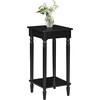 image:imageConvenience Concepts French Country Kim End Table 14  Traditional Farmhouse Side Table for Family Room Transitional End Table for Living Room EspressoBlack
