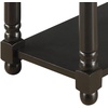image:imageConvenience Concepts French Country Regent Chairside End Table 2375  Traditional Farmhouse Side Table with PullOut Table Shelf End Table with Storage Shelf for Living Room BlackBlack