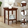 image:imageConvenience Concepts Ledgewood End Table BlackEspresso