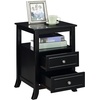 image:imageConvenience Concepts Melbourne End Table EspressoBlack