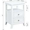 image:imageConvenience Concepts Melbourne End Table EspressoWhite