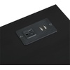 image:imageConvenience Concepts Melbourne End Table with Charging Station 1575  Modern Living Room Side Table with 2 Drawers USB Ports and Power Outlet Nightstand with Storage Shelf Black