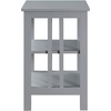 image:imageConvenience Concepts Mission End Table with Shelves BlackGrey