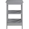 image:imageConvenience Concepts Mission End Table with Shelves BlackGrey