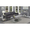 image:imageConvenience Concepts Mission Glass End Table Clear Glass  Chrome