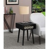 image:imageConvenience Concepts Napa End Table 1875  MidCentury Modern Accent Side Table with Storage Shelf for Transitional Contemporary Living amp Family Room EspressoBlack
