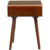 image:imageConvenience Concepts Napa End Table 1875  MidCentury Modern Accent Side Table with Storage Shelf for Transitional Contemporary Living amp Family Room EspressoEspresso