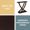 image:imageConvenience Concepts Newport Cross Step Console Table Espresso