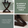 image:imageConvenience Concepts Newport Cross Step Console Table Espresso