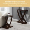 image:imageConvenience Concepts Newport Cross Step Console Table Espresso