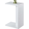 image:imageConvenience Concepts Northfield Admiral C Shaped End Table 18  Contemporary Modern C Shaped Side Table Minimalist Couch Sliding End Table for Living Room WhiteWhite