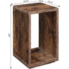 image:imageConvenience Concepts Northfield Admiral End Table with Shelf WhiteBarnwood