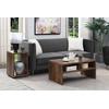 image:imageConvenience Concepts Northfield Admiral End Table with Shelf WhiteBarnwood