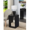 image:imageConvenience Concepts Northfield Admiral End Table with Shelf WhiteBlack