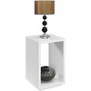 image:imageConvenience Concepts Northfield Admiral End Table with Shelf WhiteWhite