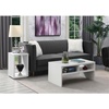image:imageConvenience Concepts Northfield Admiral End Table with Shelf WhiteWhite