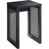 image:imageConvenience Concepts Northfield Weave End Table 1575  Rattan Boho Side Table for the Living Room Family Room Wicker End Table BlackBlack