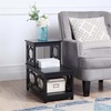 image:imageConvenience Concepts Omega 2 Step Chairside End Table BlackBlack